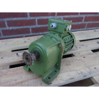 91 RPM  0,25 KW  BAUER. Used,